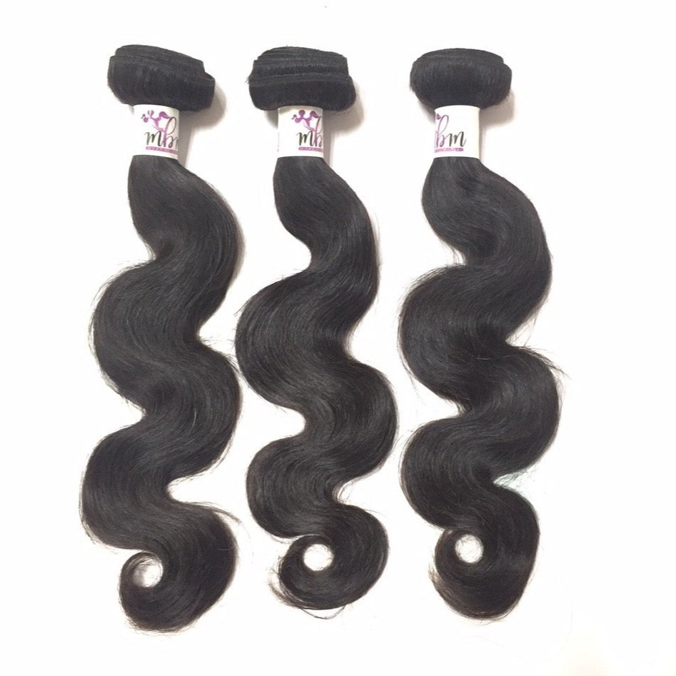 Body Wave Hair Extension Bundle Examples